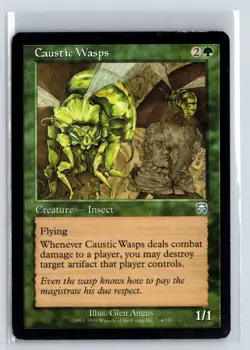 (4X) Caustic Wasps - Mercadian Masques - MTG Magic the Gathering Card - Image 5
