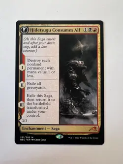 Hidetsugu Consumes All / Vessel of the All-Consuming - MTG NEO - NM - Image 1