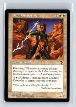 ZHALFIRIN CRUSADER - MTG Magic the Gathering Card - Visions - Rare - Image 1
