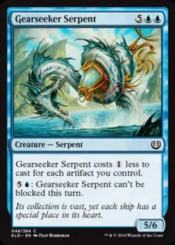 Gearseeker Serpent -Foil Medium Play MTG Kaladesh - Image 1