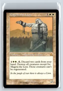 (5X) Mageta the Lion Prophecy Rare - MTG Magic the Gathering Card - Image 3