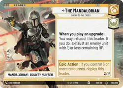 Near Mint MTG Regular The Mandalorian - Sworn To The Creed - Hyperspace (Prerele - Image 1