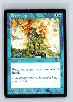 BOOMERANG - MTG Magic the Gathering Card - Mirage - Common - Image 1