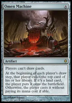 Omen Machine - Medium Play MTG New Phyrexia - Image 1