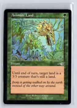 (3X) Animate Land Nemesis Uncommon - MTG Magic the Gathering Card - Image 3