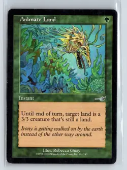 (3X) Animate Land Nemesis Uncommon - MTG Magic the Gathering Card - Image 5
