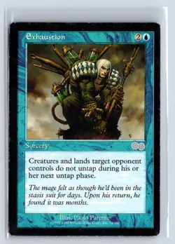 (4X) Exhaustion Urza's Saga Uncommon - MTG Magic the Gathering Card - Image 1