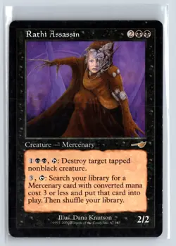 Rathi Assassin Nemesis Rare - MTG Magic the Gathering Card - Image 1