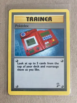 1999 Pokemon Base Set 2 - POKEDEX #87 - Light Play, Clean Front - Image 1