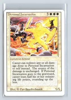 PERSONAL INCARNATION - MTG Magic the Gathering Card - Revised - Rare - Image 1