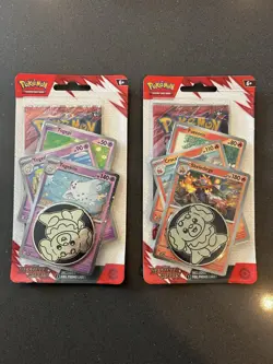 Pokemon Destined Rivals Checklane Blister Booster Pack x18 Togekiss & Skeledirge - Image 3