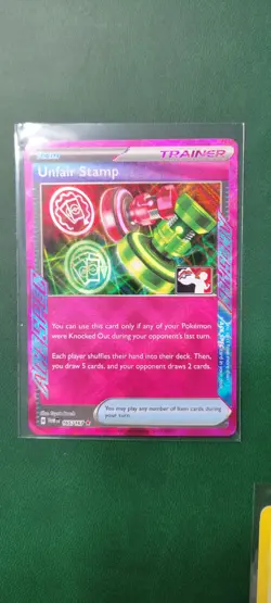 Pokemon TCG Play Stamped Ace Spec 165/167 Unfair Stamp Prize Pack Series 6 - Image 1