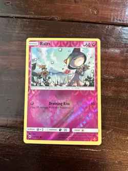 Ralts Rev Reverse Holo SM Burning Shadows Pokemon NM 91/147 Sun & Moon - Image 1