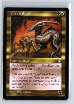 MTG Magic the Gathering Card - (4X) Victual Sliver - Stronghold - Uncommon - Image 1