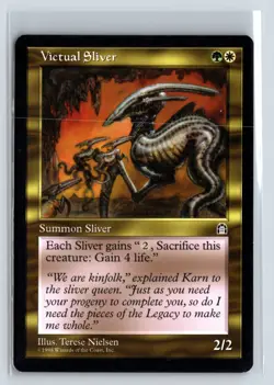 MTG Magic the Gathering Card - (4X) Victual Sliver - Stronghold - Uncommon - Image 5