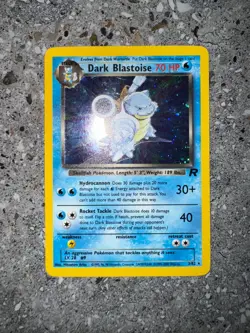 Pokemon TCG Cards Dark Blastoise 3/82 Team Rocket Holo Rare EXC-NM * Swirl * - Image 3