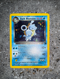 Pokemon TCG Cards Dark Blastoise 3/82 Team Rocket Holo Rare EXC-NM * Swirl * - Image 4