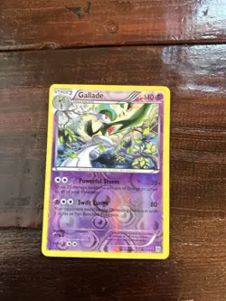 2013 Pokemon - Black & White: Plasma Storm Gallade #61/135 Reverse Holo LP - Image 1