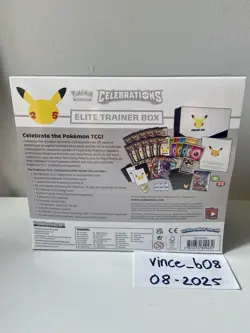 Pokemon Celebrations ETB Elite Trainer Box 25th anniversary brand new/sealed 820650809439 - Image 2