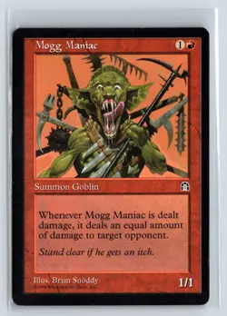 (4X) Mogg Maniac Stronghold Uncommon - MTG Magic the Gathering Card - Image 3