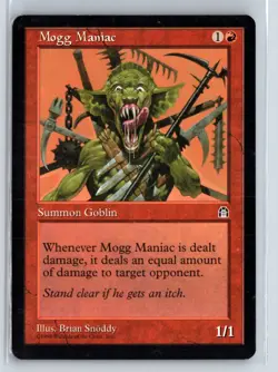 (4X) Mogg Maniac Stronghold Uncommon - MTG Magic the Gathering Card - Image 5