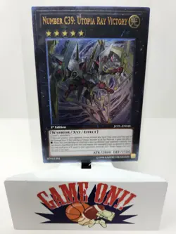 YuGiOh Number C39: Utopia Ray Victory JOTL-EN048 1st Edition Ultimate Rare LP - Image 1
