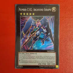 Yugioh Number C102: Archfiend Seraph PRIO-EN044 1st Edition - Image 1