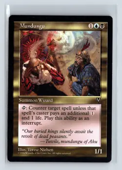 MUNDUNGU - MTG Magic the Gathering Card - Visions - Uncommon - Image 1