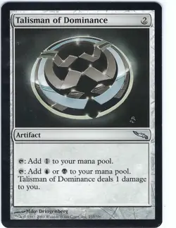 Talisman of Dominance Mirrodin Uncommon - MTG Magic the Gathering Card - Image 1