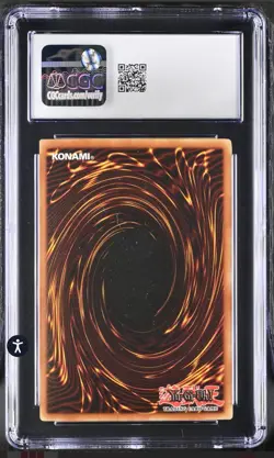 FOIL SHIFT ERROR Yugioh Lord Of D. SDK-041 Super Rare CGC 8 NM Deck Fresh - Image 2