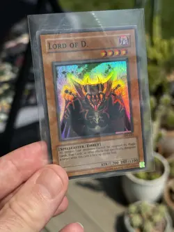 FOIL SHIFT ERROR Yugioh Lord Of D. SDK-041 Super Rare CGC 8 NM Deck Fresh - Image 3