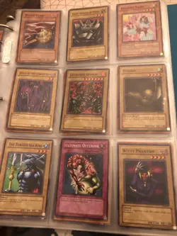 Rare 1996 Yugioh Card Lot 292 Total Unsorted/Binder Collection And Game Board - Image 3