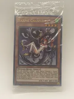 Harpie Channeler LART-EN022 Sealed Ultra Rare Yugioh TCG Lost Art Promo - Image 1