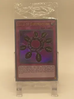 Ring Of Destruction LART-EN007 Sealed Ultra Rare Yugioh TCG Lost Art Promo - Image 2
