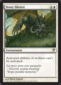 Stony Silence - Innistrad #36/264 MTG Magic The Gathering - Image 1