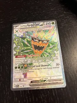Pokemon TCG Teal Mask Ogerpon EX 166 Black Star Promo Holo Card - Image 1