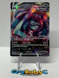 Pokemon Metagross VMAX 113/198 Chilling Reign Sword & Shield ULTRA RARE - Image 1