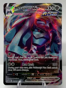 Pokemon Metagross VMAX 113/198 Chilling Reign Sword & Shield ULTRA RARE - Image 2