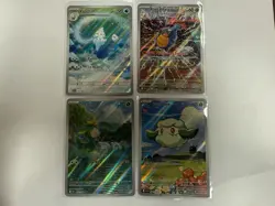 Pokemon Black Bolt And White Flare Mixed Illustration Rare lot All NM Lot of 4 - Image 1