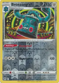 Bronzong - 112/189 Astral Radiance Reverse Holo Uncommon Pokemon - NM/MINT - Image 1