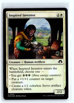 FOIL Inspired Inventor Modern Horizons 3 - MTG Magic the Gathering Card - Image 1