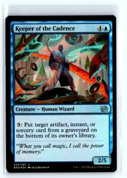 FOIL Keeper of the Cadence The Brothers' War - MTG Magic the Gathering Card - Image 1