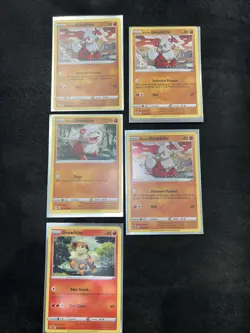 Pokemon Card Mint Condition 5 Card Set Of Growlithe Pokemon Cards🔥 - Image 1