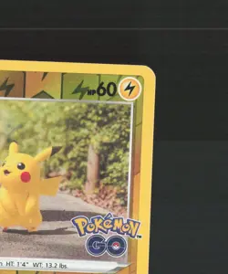 Pikachu 027/078 Pokemon GO Reverse Holo Pokemon Card LP - Image 4