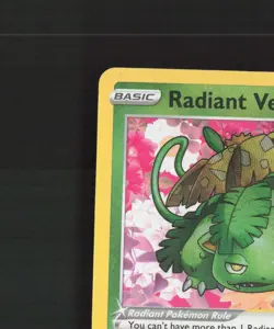 Radiant Venusaur 004/078 Pokemon GO Ultra Rare Holo Pokemon Card LP - Image 3