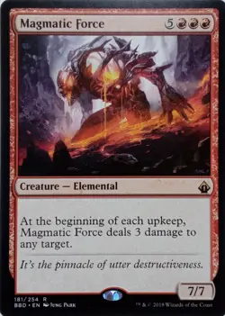 181/254 MAGMATIC FORCE RARE BATTLEBOND MTG CARD - Image 1