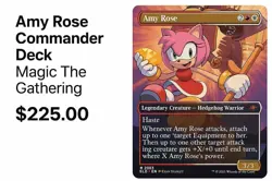 MTG AMY ROSE Commander Deck 100 Card BOROS Token & Combat Deck Sonic - Image 1