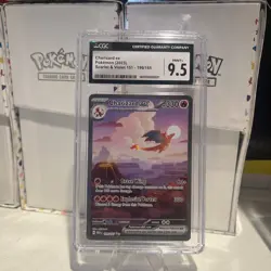 Pokemon TCG Charizard EX Scarlet & Violet 151 Card 199/165 CGC 9.5 - Image 1