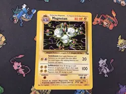 Pokemon TCG Magneton 26/62 Fossil Non-Holo Pokemon Card (M3) - Image 1