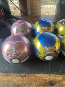 Pokemon Pokeball Tin Lot Of 8 Sealed J21,D21,A22 - Image 2